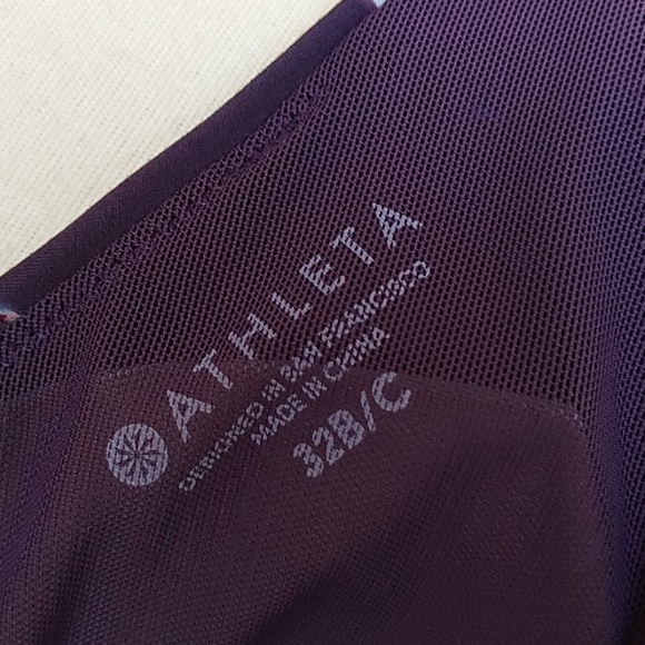 Athleta Piha Plunge Bikini Top Bra Sized - Picture 15 of 16